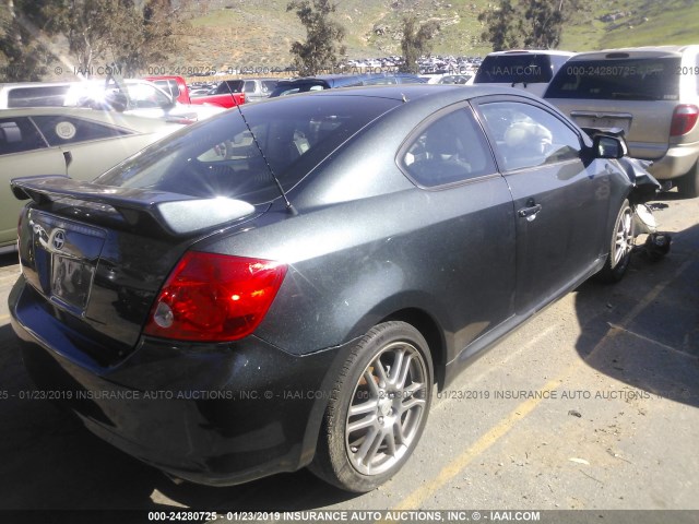 JTKDE167560084959 - 2006 TOYOTA SCION TC GREEN photo 4