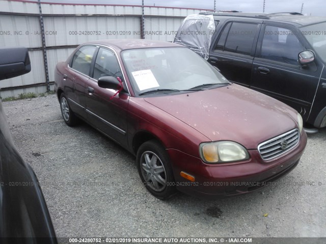 JS2GB41S015209085 - 2001 SUZUKI ESTEEM GL/GLX/GLX SPORT RED photo 1