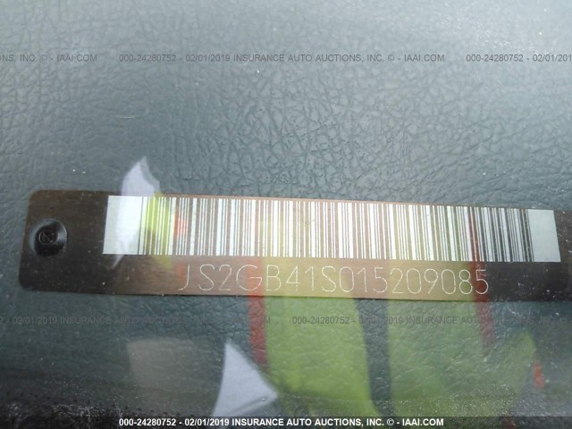 JS2GB41S015209085 - 2001 SUZUKI ESTEEM GL/GLX/GLX SPORT RED photo 9