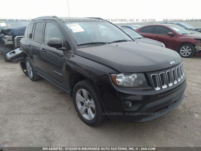 1C4NJCBA8GD525384 - 2016 JEEP COMPASS SPORT BLACK photo 1