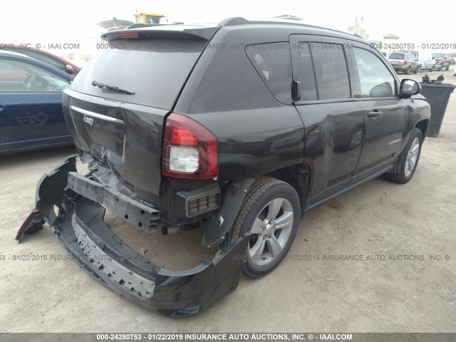 1C4NJCBA8GD525384 - 2016 JEEP COMPASS SPORT BLACK photo 4