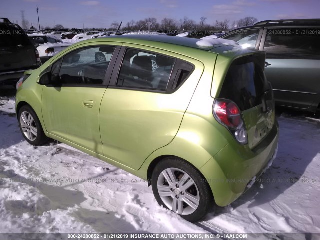 KL8CB6S9XDC558523 - 2013 CHEVROLET SPARK LS GREEN photo 3