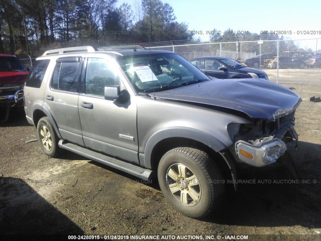 1FMEU63E46UB64157 - 2006 FORD EXPLORER XLT GRAY photo 1