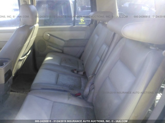 1FMEU63E46UB64157 - 2006 FORD EXPLORER XLT GRAY photo 8