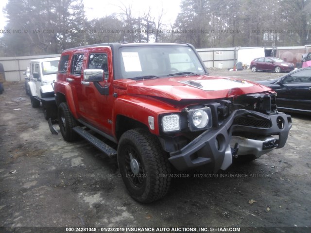 5GTEN13L798121554 - 2009 HUMMER H3 ALPHA RED photo 1