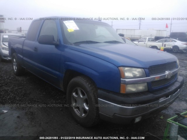 2GCEC19T231238960 - 2003 CHEVROLET SILVERADO C1500 BLUE photo 1