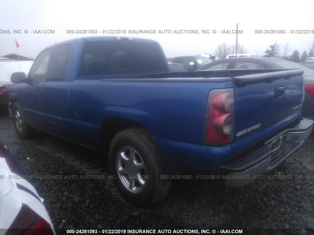 2GCEC19T231238960 - 2003 CHEVROLET SILVERADO C1500 BLUE photo 3