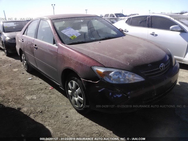 4T1BE32KX4U311987 - 2004 TOYOTA CAMRY LE/XLE/SE MAROON photo 1
