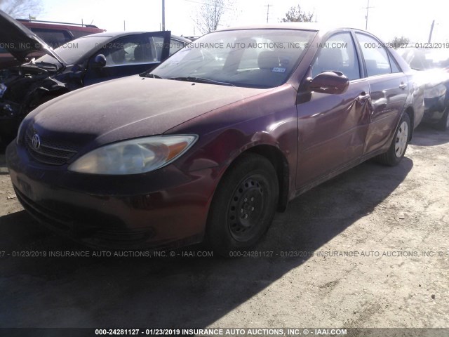 4T1BE32KX4U311987 - 2004 TOYOTA CAMRY LE/XLE/SE MAROON photo 2