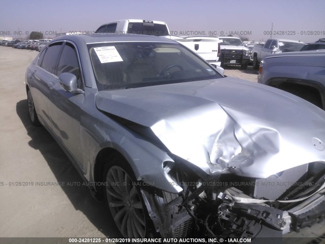 WBA7E2C52JB216292 - 2018 BMW 740 I SILVER photo 1