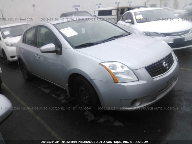 3N1AB61E68L677552 - 2008 NISSAN SENTRA 2.0/2.0S/2.0SL SILVER photo 1