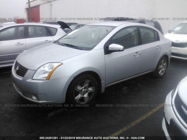 3N1AB61E68L677552 - 2008 NISSAN SENTRA 2.0/2.0S/2.0SL SILVER photo 2