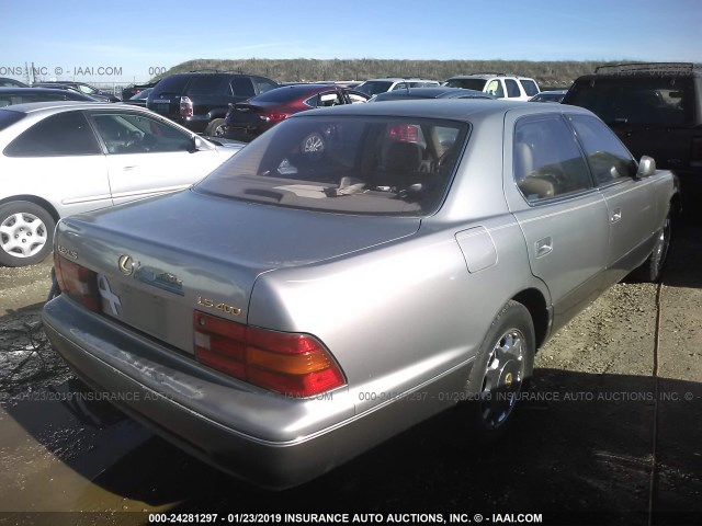 JT8BH28F5V0070329 - 1997 LEXUS LS 400 BEIGE photo 4