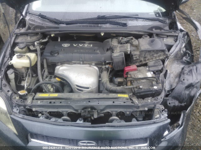 JTKDE177050020261 - 2005 TOYOTA SCION TC ნაცრისფერი ფოტო 10