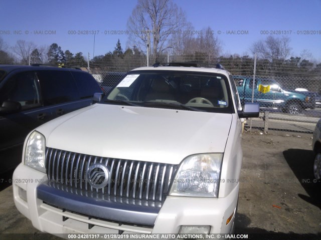 4M2EU38858UJ09851 - 2008 MERCURY MOUNTAINEER PREMIER WHITE photo 6