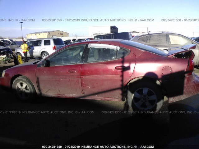 2G2WP522251128161 - 2005 PONTIAC GRAND PRIX RED photo 3