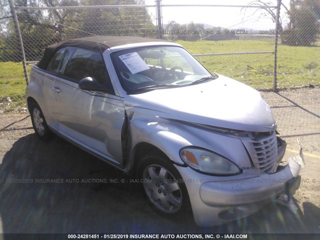 3C3EY55X35T361609 - 2005 CHRYSLER PT CRUISER TOURING SILVER photo 1