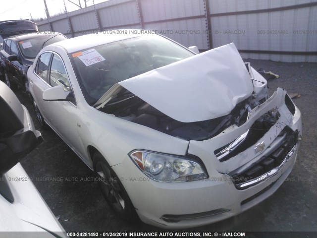 1G1ZH57B48F219520 - 2008 CHEVROLET MALIBU 1LT თეთრი ფოტო 1