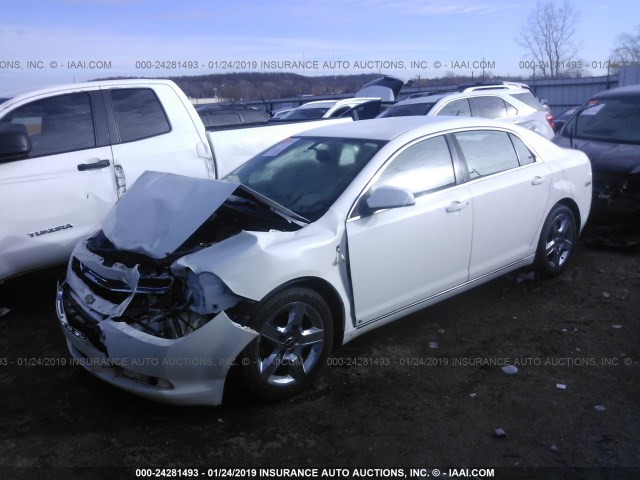 1G1ZH57B48F219520 - 2008 CHEVROLET MALIBU 1LT თეთრი ფოტო 2