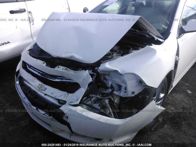 1G1ZH57B48F219520 - 2008 CHEVROLET MALIBU 1LT თეთრი ფოტო 6