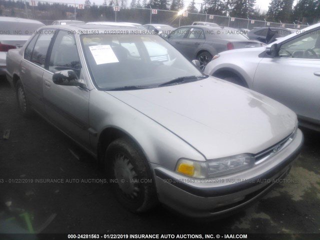 1HGCB7667MA071841 - 1991 HONDA ACCORD EX/EX-R SILVER photo 1