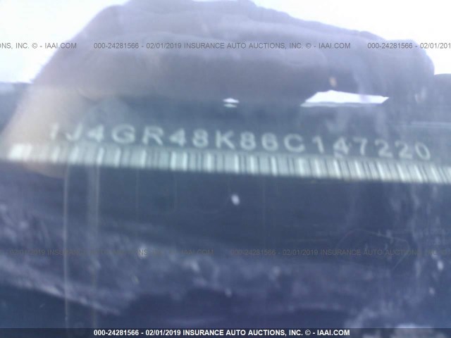 1J4GR48K86C147220 - 2006 JEEP GRAND CHEROKEE LAREDO/COLUMBIA/FREEDOM 银色 照片 9