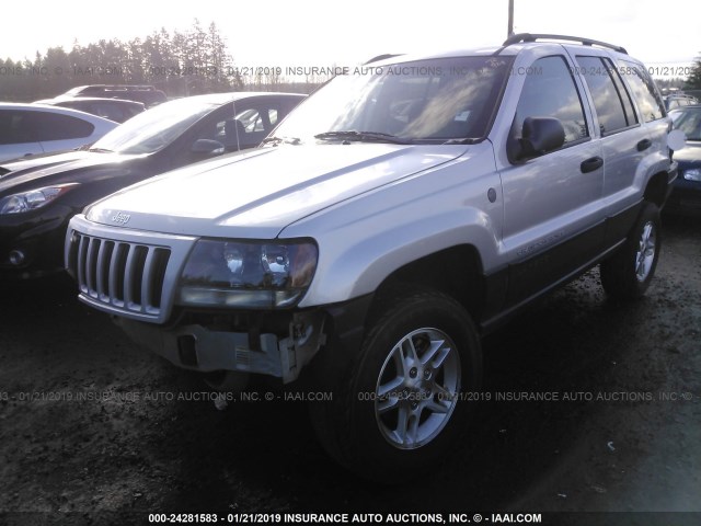 1J4GW48S74C293906 - 2004 JEEP GRAND CHEROKEE LAREDO/COLUMBIA/FREEDOM 银色 照片 2
