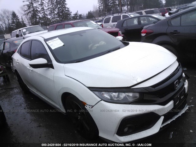 SHHFK7H48HU409220 - 2017 HONDA CIVIC SPORT أبيض صورة 1