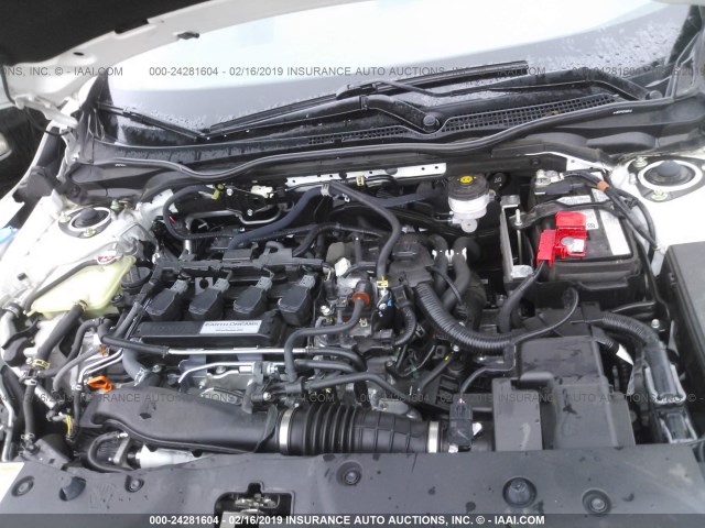 SHHFK7H48HU409220 - 2017 HONDA CIVIC SPORT أبيض صورة 10