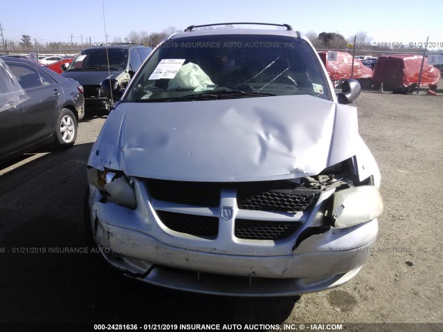 1D4GP24R54B544876 - 2004 DODGE GRAND CARAVAN SE SILVER photo 6