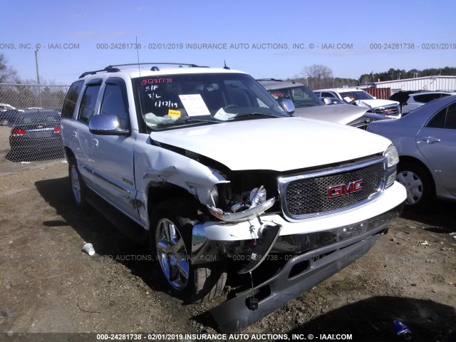 1GKEC13Z54R241491 - 2004 GMC YUKON WHITE photo 1