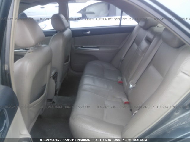 4T1BF30K63U548765 - 2003 TOYOTA CAMRY LE/XLE/SE GREEN photo 8