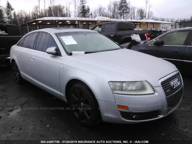 WAUDG74F66N057834 - 2006 AUDI A6 3.2 QUATTRO SILVER photo 1