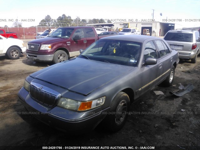 2MEFM74W0WX658528 - 1998 MERCURY GRAND MARQUIS GS GRAY photo 2