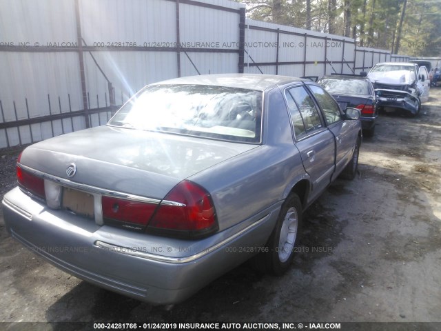 2MEFM74W0WX658528 - 1998 MERCURY GRAND MARQUIS GS GRAY photo 4