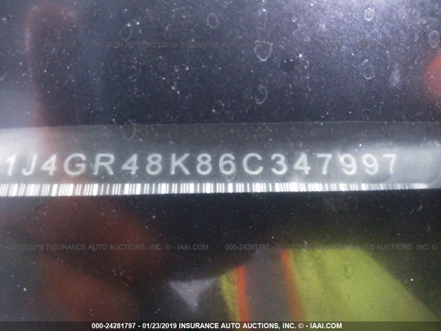 1J4GR48K86C347997 - 2006 JEEP GRAND CHEROKEE LAREDO/COLUMBIA/FREEDOM 绿色 照片 9