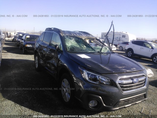 4S4BSACCXJ3244197 - 2018 SUBARU OUTBACK 2.5I PREMIUM GRAY photo 6