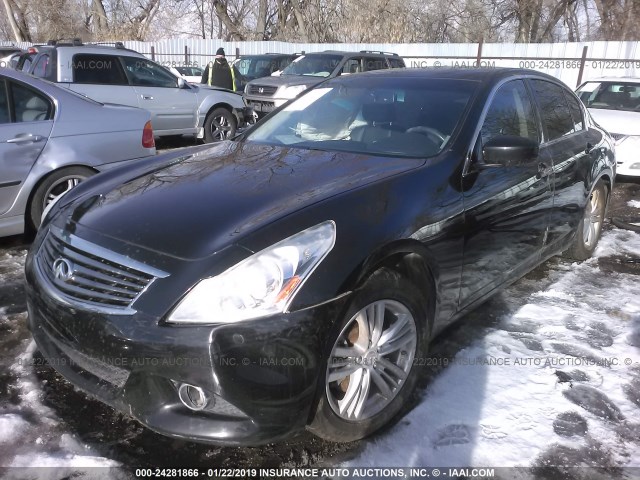 JN1CV6AP1CM625214 - 2012 INFINITI G37 SPORT BLACK photo 2