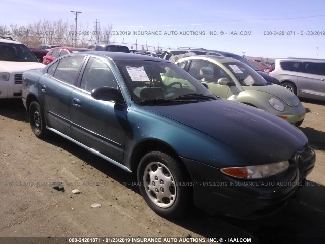 1G3NL52F93C281164 - 2003 OLDSMOBILE ALERO GL BLUE photo 1