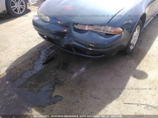 1G3NL52F93C281164 - 2003 OLDSMOBILE ALERO GL BLUE photo 6