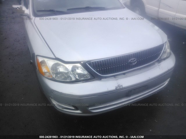 4T1BF28B2YU044106 - 2000 TOYOTA AVALON XL/XLS SILVER photo 6