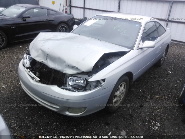 2T1CG22P51C451804 - 2001 TOYOTA CAMRY SOLARA SE SILVER photo 2