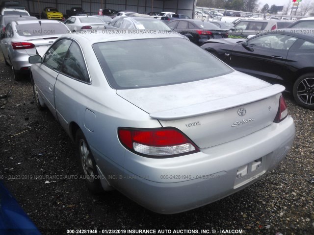 2T1CG22P51C451804 - 2001 TOYOTA CAMRY SOLARA SE SILVER photo 3