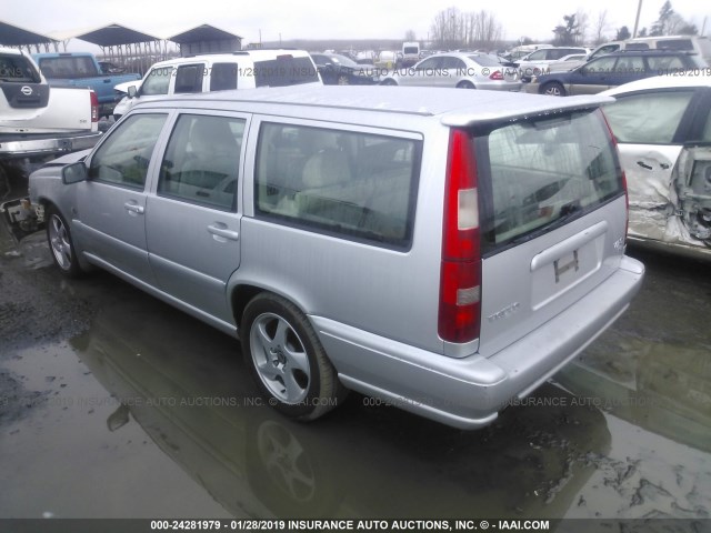 YV1LW53D2X2544581 - 1999 VOLVO V70 T5 TURBO SILVER photo 3