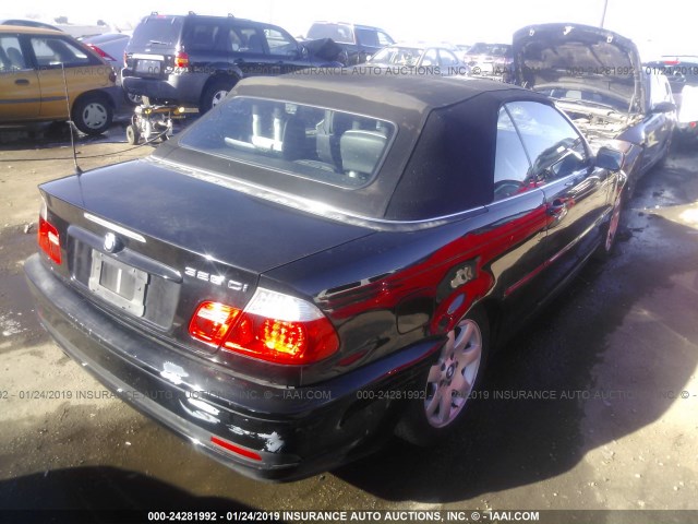 WBABW33464PL31957 - 2004 BMW 325 CI BLACK photo 4