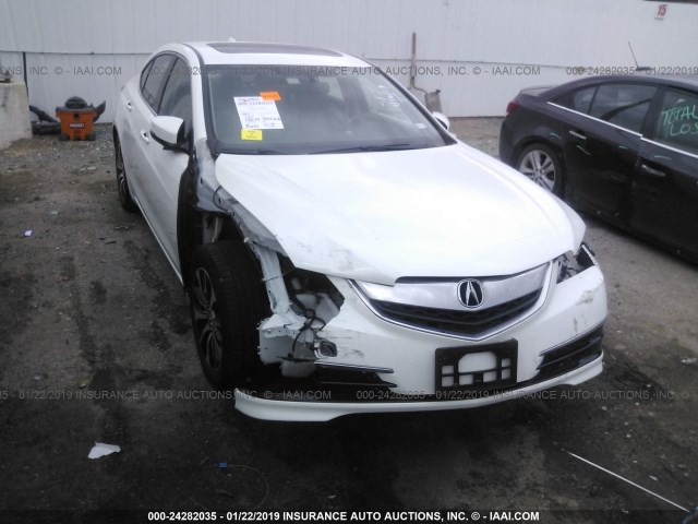 19UUB1F33FA024168 - 2015 ACURA TLX WHITE photo 1