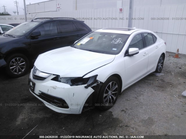 19UUB1F33FA024168 - 2015 ACURA TLX WHITE photo 2