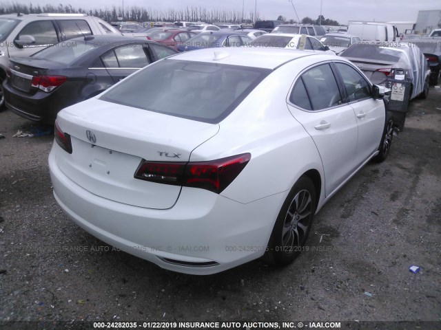 19UUB1F33FA024168 - 2015 ACURA TLX WHITE photo 4