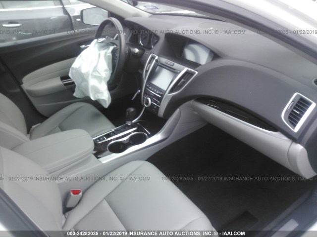 19UUB1F33FA024168 - 2015 ACURA TLX WHITE photo 5