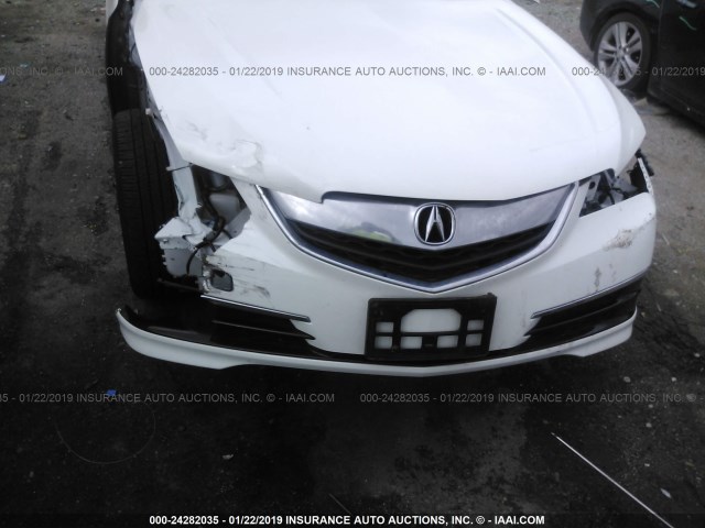 19UUB1F33FA024168 - 2015 ACURA TLX WHITE photo 6